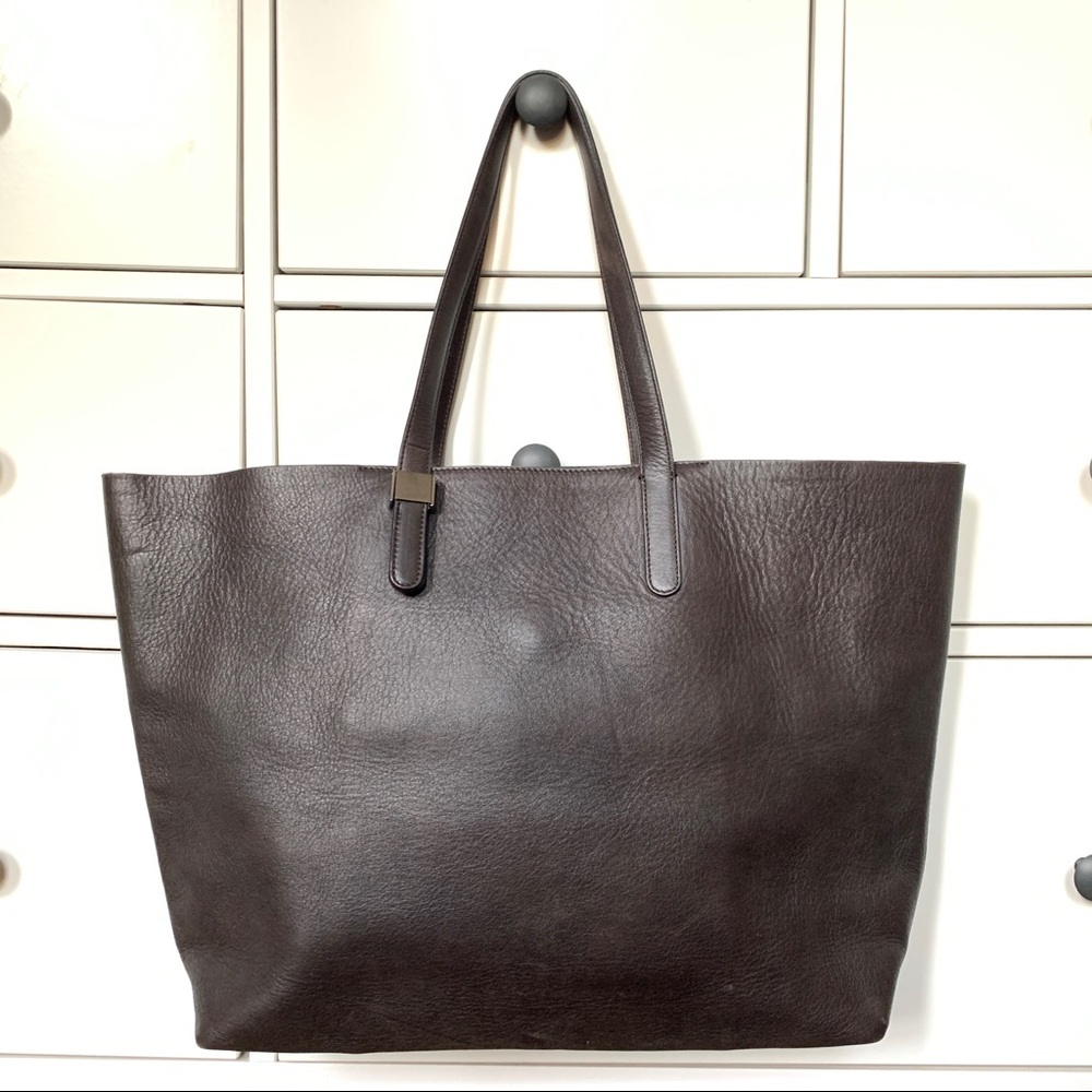 Everlane made in Italy shopper tote leather large